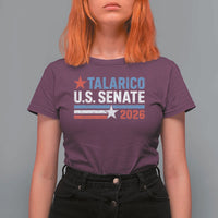 James Talarico US Senate 2026 T Shirt For Women Texas Senate Race Stars and Stripes