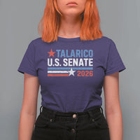 James Talarico US Senate 2026 T Shirt For Women Texas Senate Race Stars and Stripes