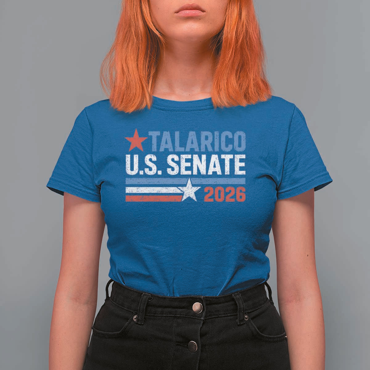 James Talarico US Senate 2026 T Shirt For Women Texas Senate Race Stars and Stripes