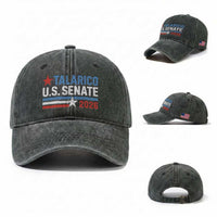 James Talarico US Senate 2026 Washed Cotton Baseball Cap Texas Senate Race Stars and Stripes