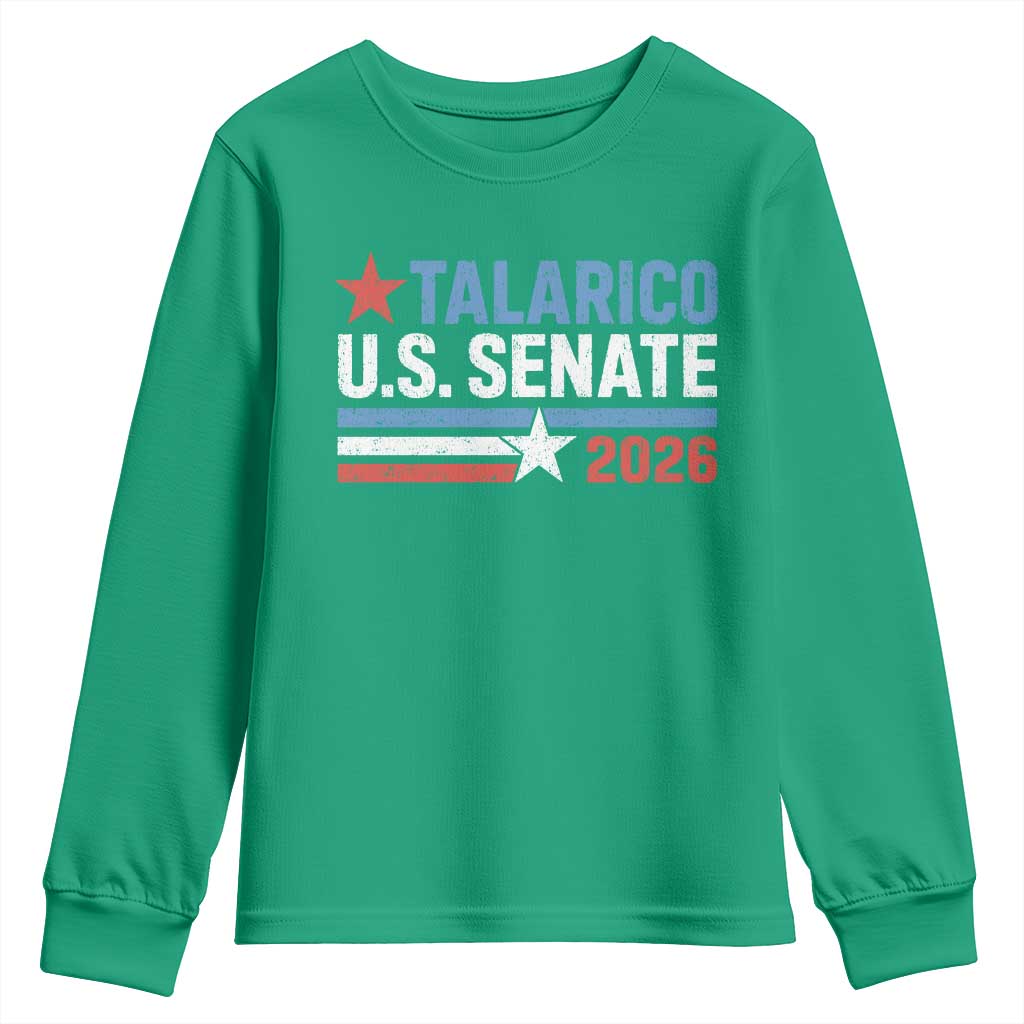James Talarico US Senate 2026 Youth Sweatshirt Texas Senate Race Stars and Stripes