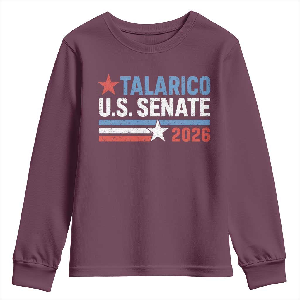James Talarico US Senate 2026 Youth Sweatshirt Texas Senate Race Stars and Stripes