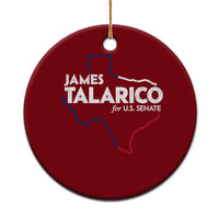 James Talarico for US Senate Ceramic Ornament Texas Senate Race 2026