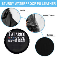 James Talarico 2026 Flip The Tables Spare Tire Cover Texas Senate
