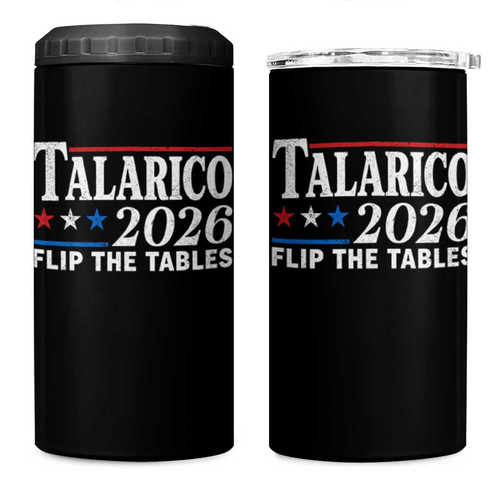 James Talarico 2026 Flip The Tables 4 in 1 Can Cooler Tumbler Texas Senate