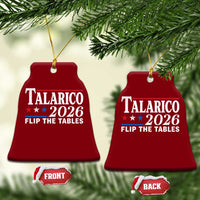 James Talarico 2026 Flip The Tables Ceramic Ornament Texas Senate