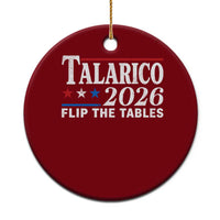James Talarico 2026 Flip The Tables Ceramic Ornament Texas Senate