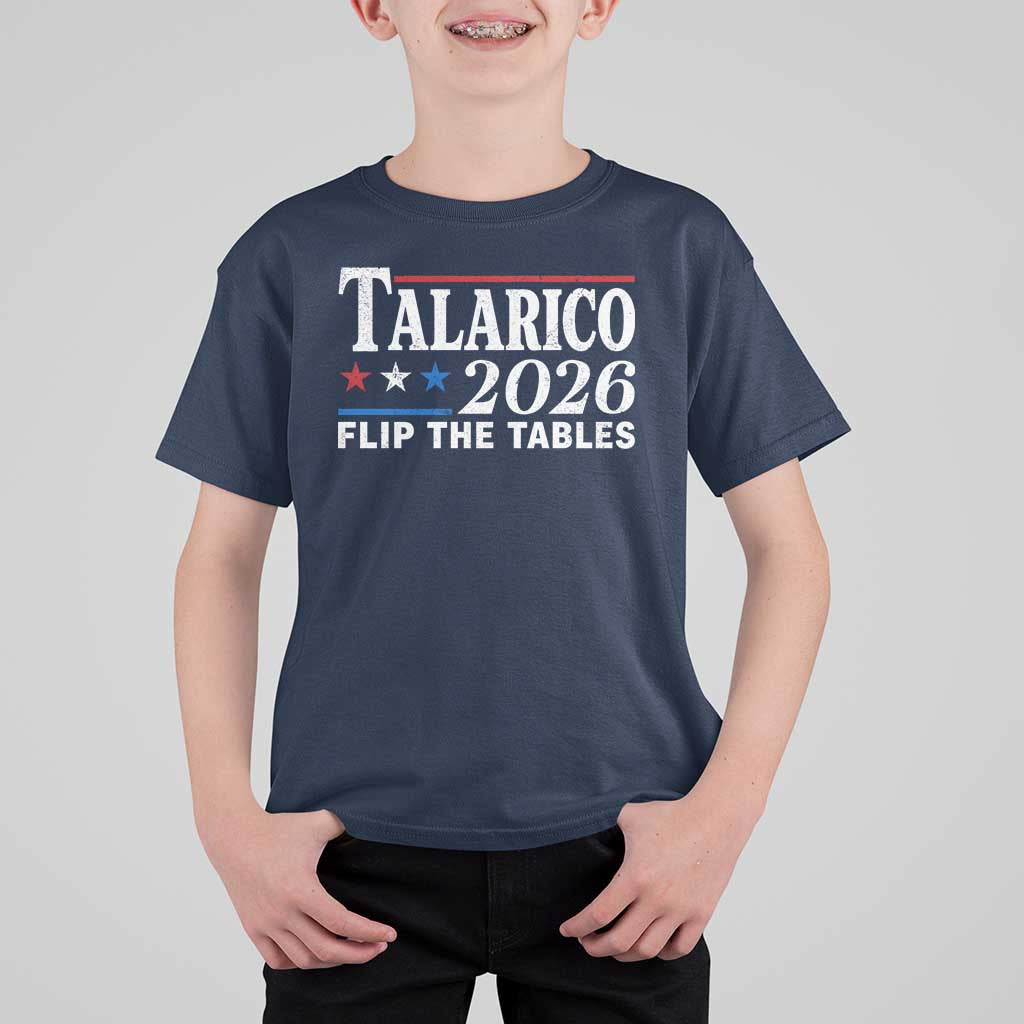 James Talarico 2026 Flip The Tables T Shirt For Kid Texas Senate