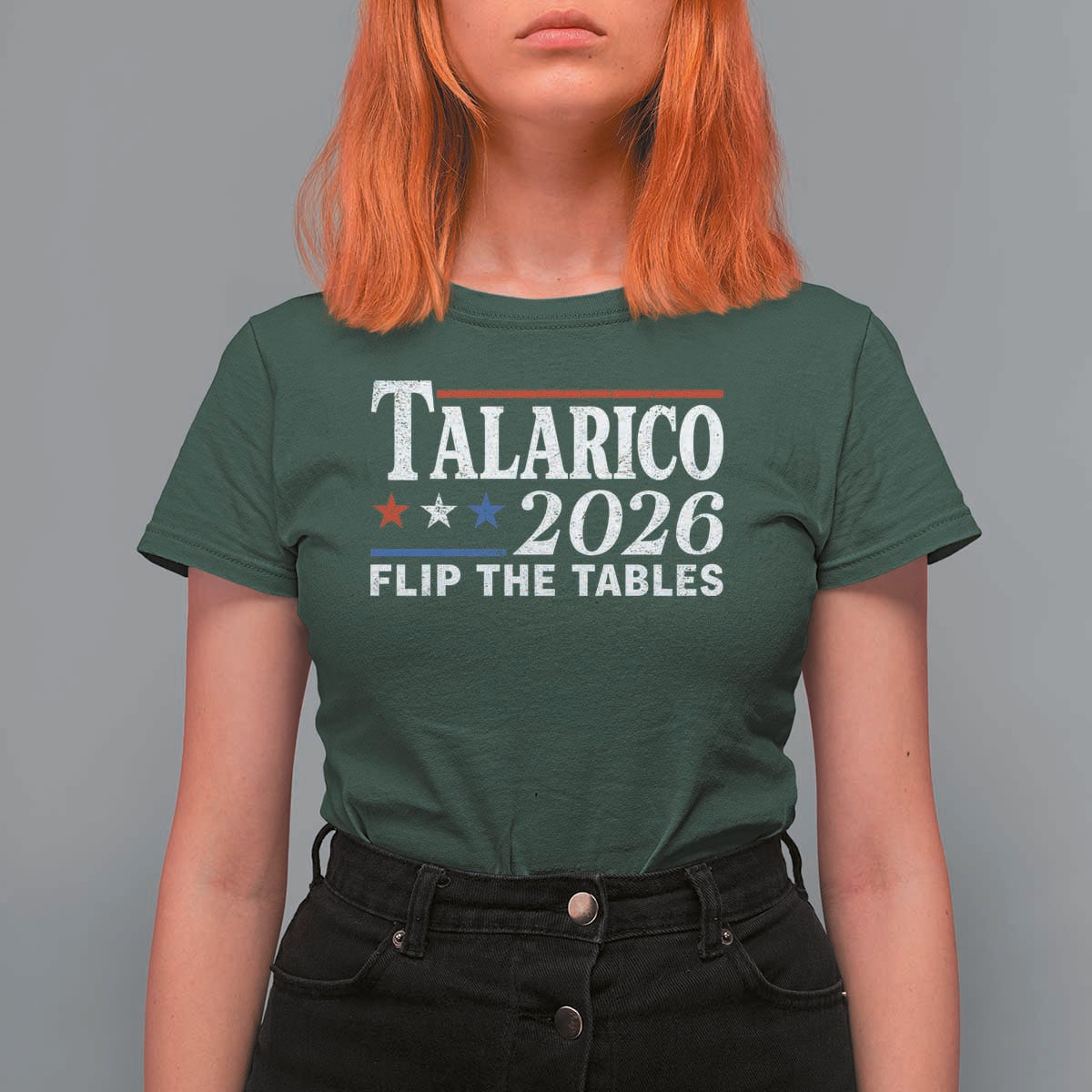 James Talarico 2026 Flip The Tables T Shirt For Women Texas Senate