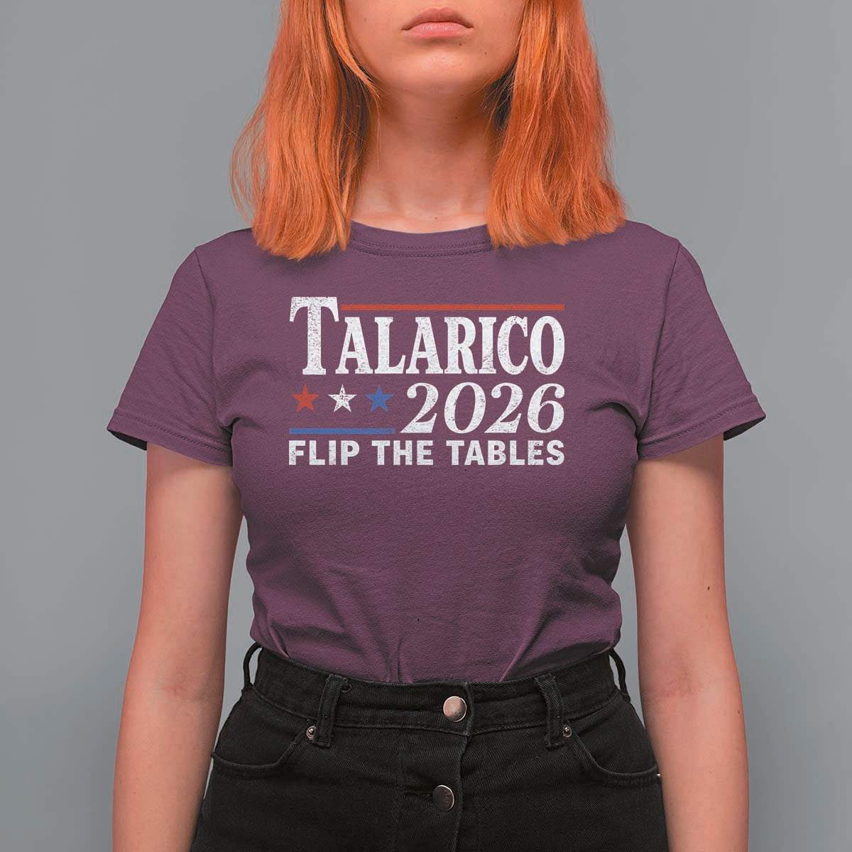 James Talarico 2026 Flip The Tables T Shirt For Women Texas Senate
