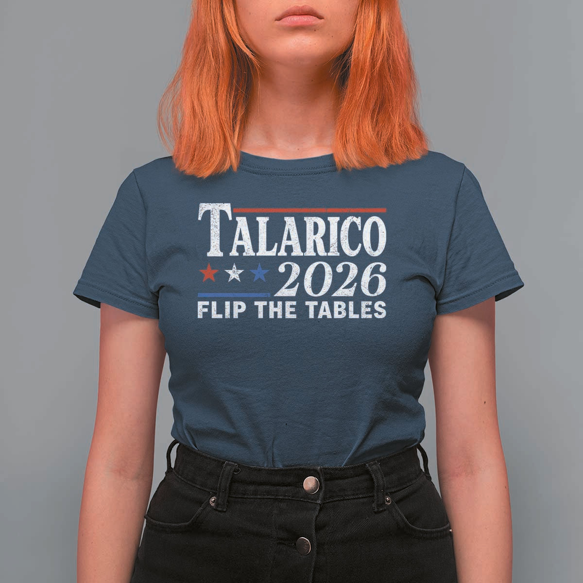 James Talarico 2026 Flip The Tables T Shirt For Women Texas Senate