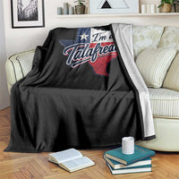 I Am A Talafreako James Talarico Throw Blanket US Senate Vintage Texas Map