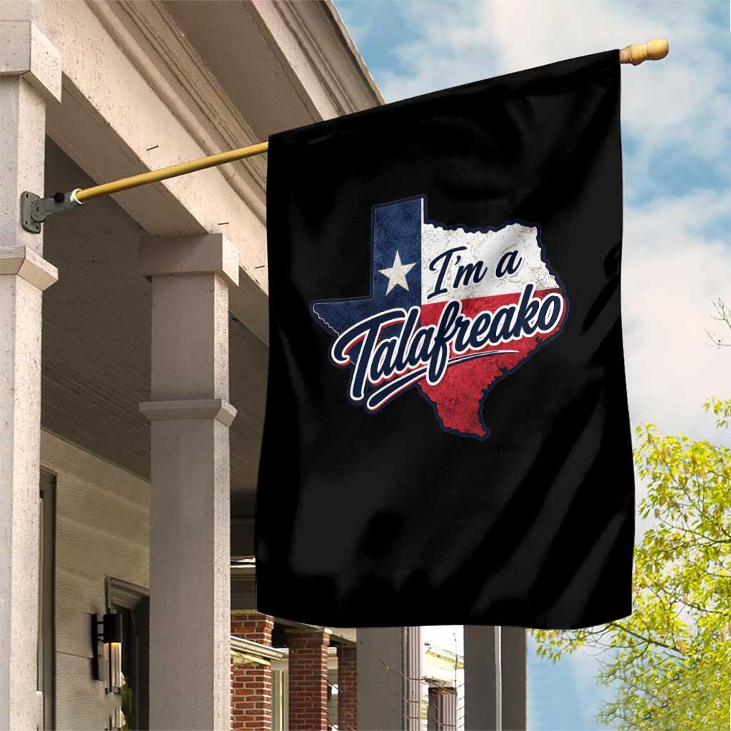 I Am A Talafreako James Talarico Garden Flag US Senate Vintage Texas Map