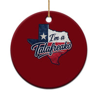 I Am A Talafreako James Talarico Ceramic Ornament US Senate Vintage Texas Map