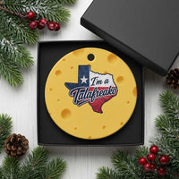 I Am A Talafreako James Talarico Ceramic Ornament US Senate Vintage Texas Map
