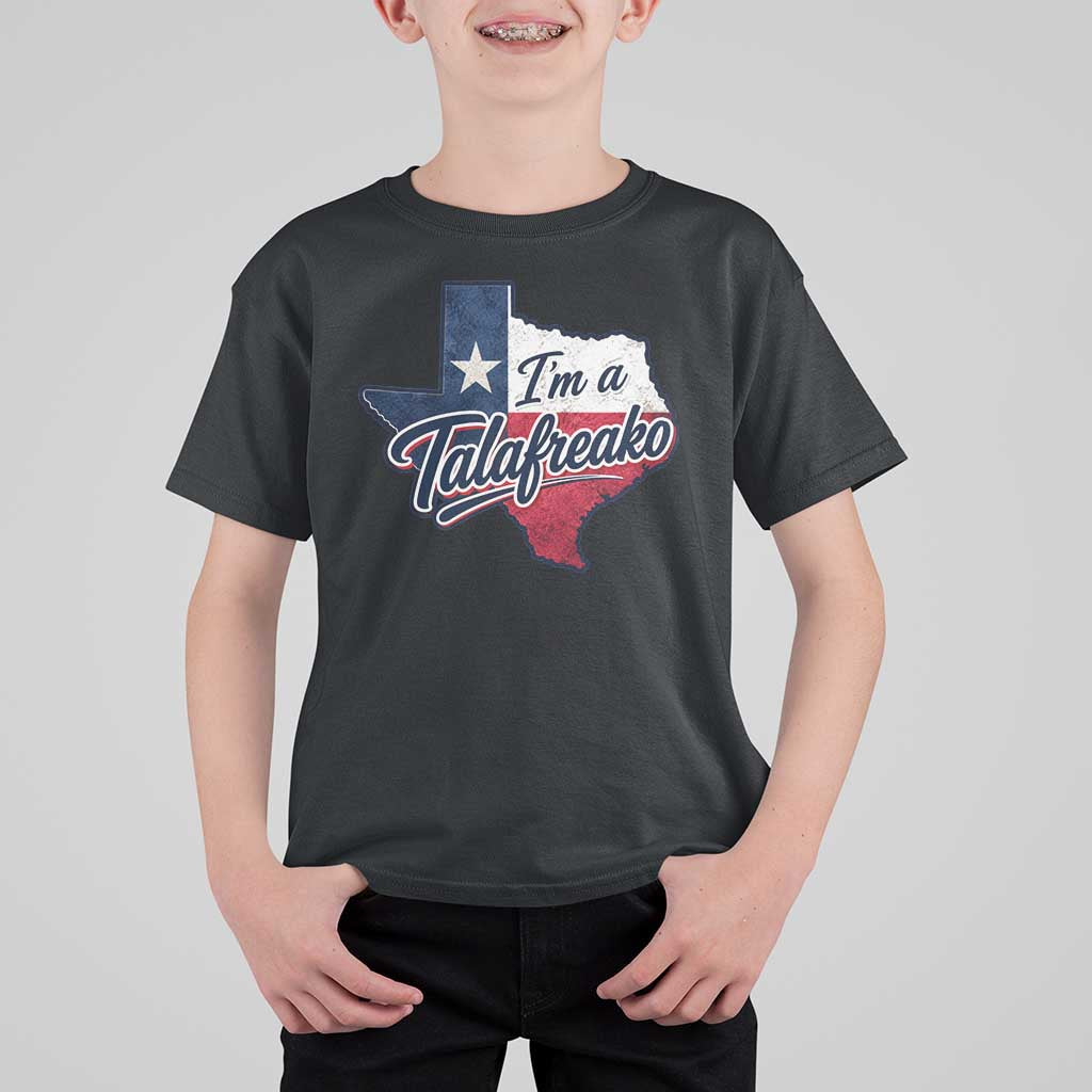 I Am A Talafreako James Talarico T Shirt For Kid US Senate Vintage Texas Map