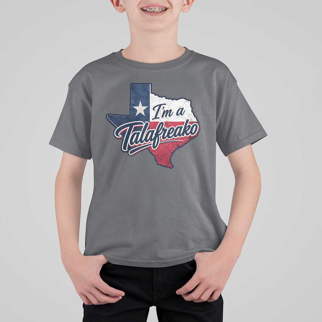 I Am A Talafreako James Talarico T Shirt For Kid US Senate Vintage Texas Map