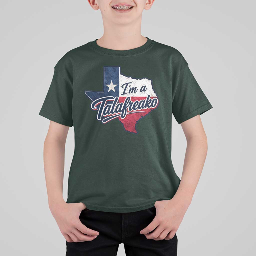 I Am A Talafreako James Talarico T Shirt For Kid US Senate Vintage Texas Map