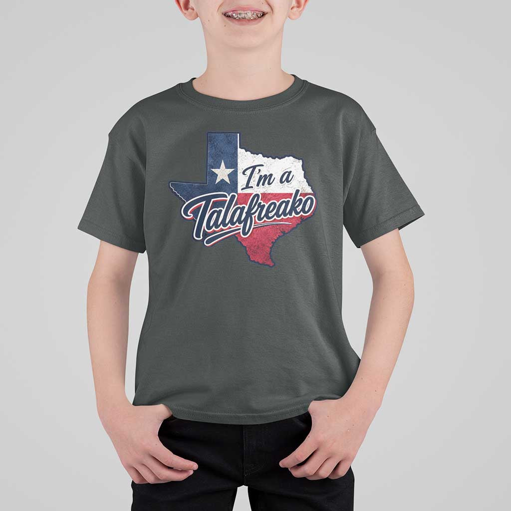 I Am A Talafreako James Talarico T Shirt For Kid US Senate Vintage Texas Map