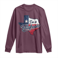 I Am A Talafreako James Talarico Long Sleeve Shirt US Senate Vintage Texas Map