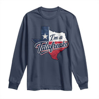 I Am A Talafreako James Talarico Long Sleeve Shirt US Senate Vintage Texas Map