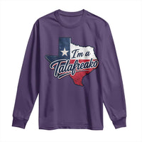 I Am A Talafreako James Talarico Long Sleeve Shirt US Senate Vintage Texas Map