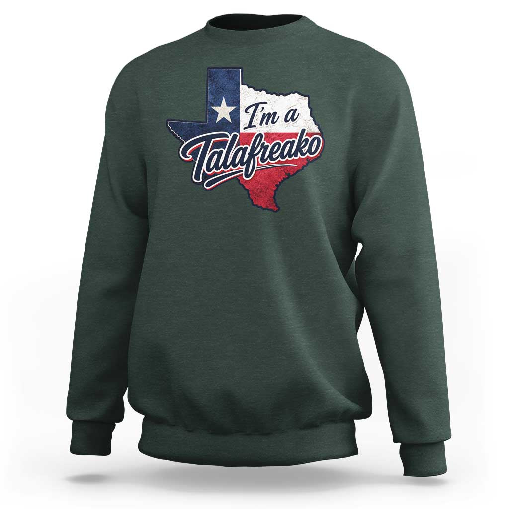 I Am A Talafreako James Talarico Sweatshirt US Senate Vintage Texas Map