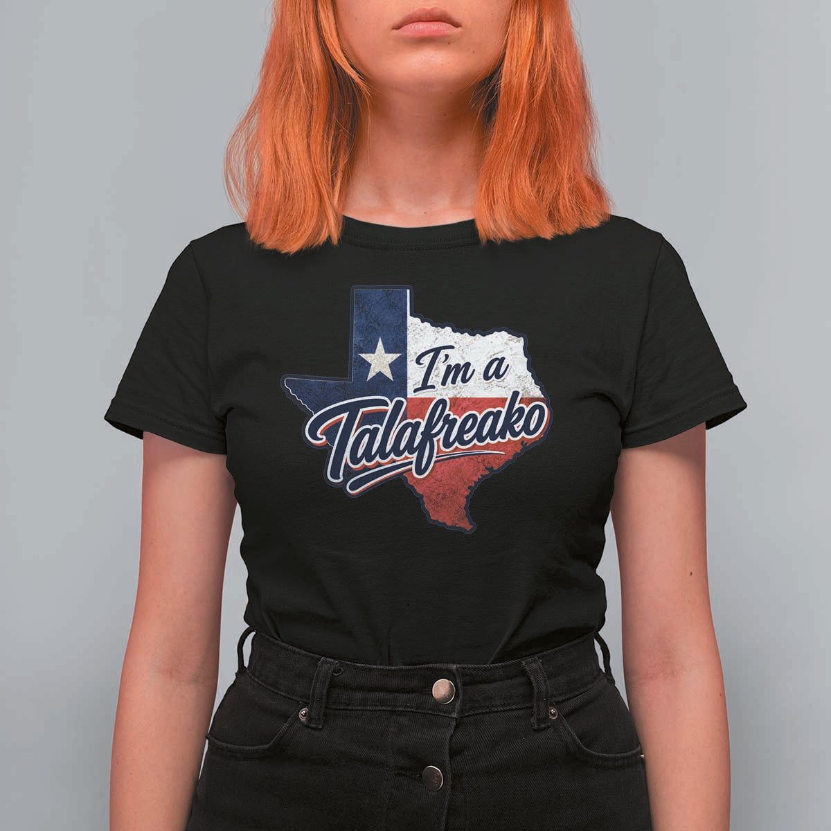 I Am A Talafreako James Talarico T Shirt For Women US Senate Vintage Texas Map