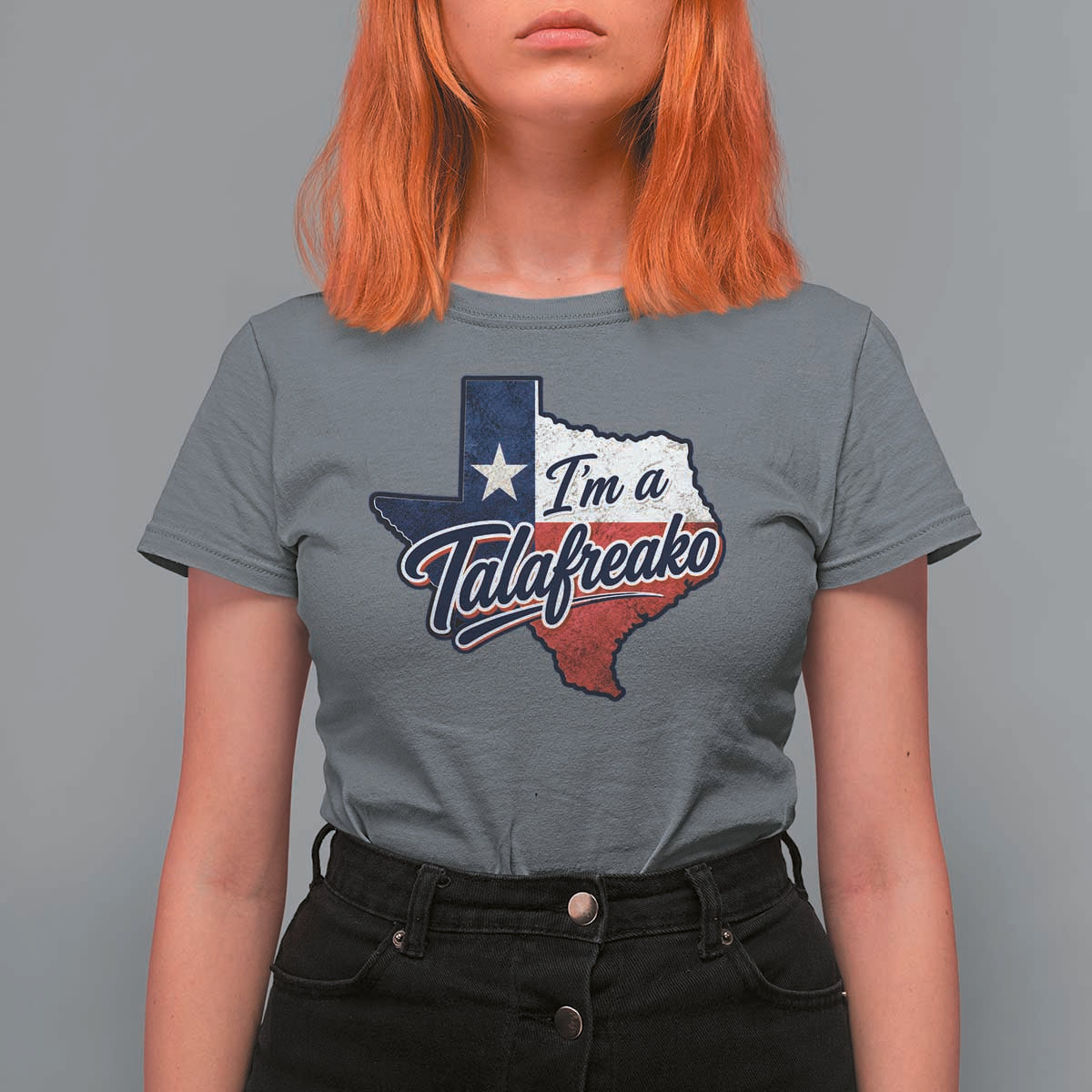 I Am A Talafreako James Talarico T Shirt For Women US Senate Vintage Texas Map