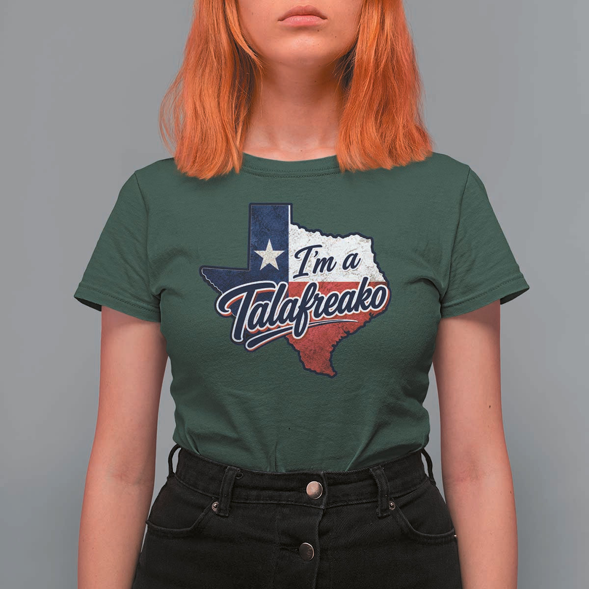 I Am A Talafreako James Talarico T Shirt For Women US Senate Vintage Texas Map