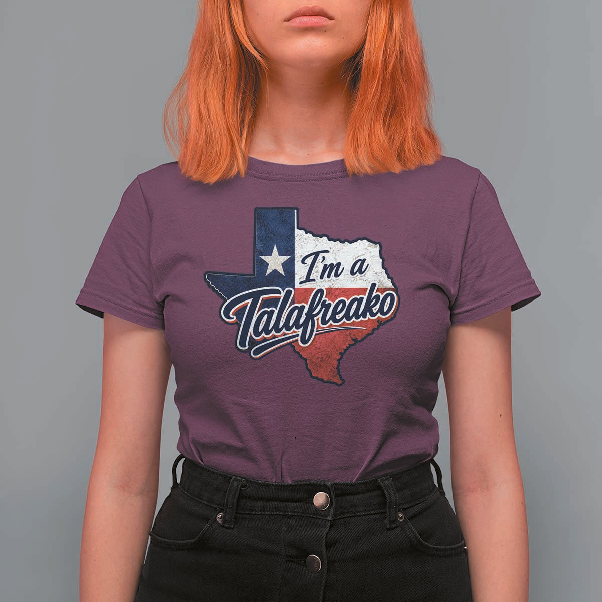 I Am A Talafreako James Talarico T Shirt For Women US Senate Vintage Texas Map