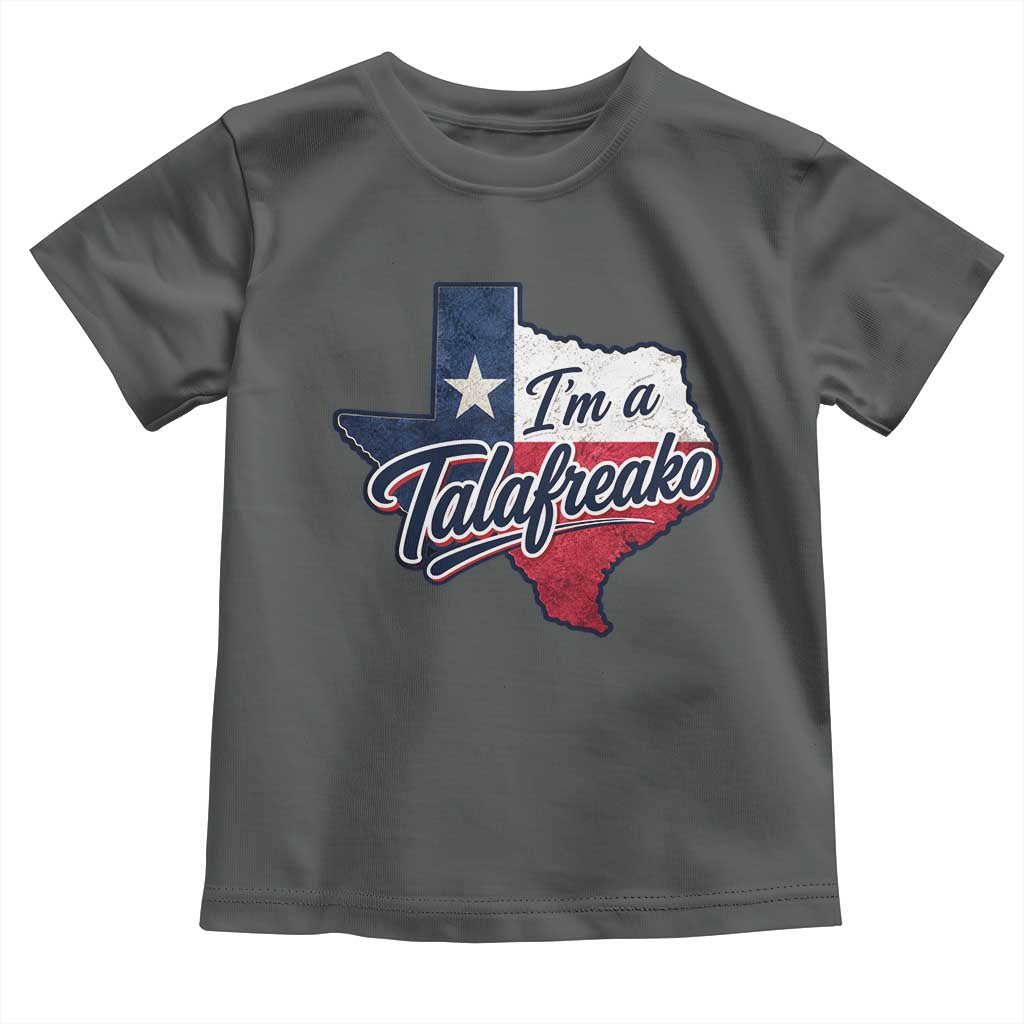 I Am A Talafreako James Talarico Toddler T Shirt US Senate Vintage Texas Map