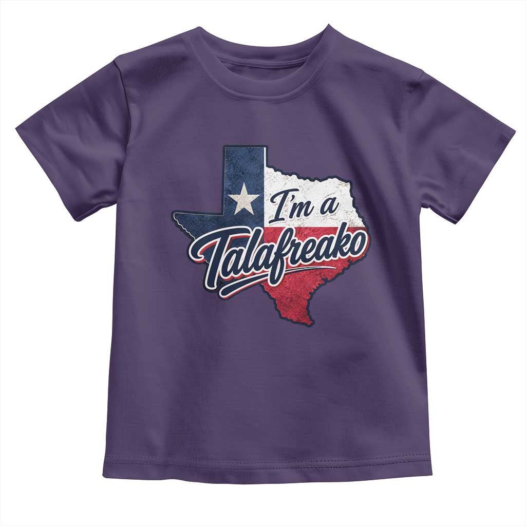 I Am A Talafreako James Talarico Toddler T Shirt US Senate Vintage Texas Map