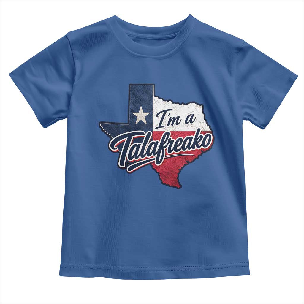 I Am A Talafreako James Talarico Toddler T Shirt US Senate Vintage Texas Map