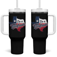 I Am A Talafreako James Talarico Tumbler With Handle US Senate Vintage Texas Map