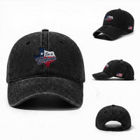 I Am A Talafreako James Talarico Washed Cotton Baseball Cap US Senate Vintage Texas Map