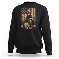 America's 250th Abraham Lincoln Playing Guitar 1776 2026 Sweatshirt Funny Electric Guitar Player