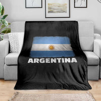 Vintage Argentina Flag Sun of May Argentinian Souvenir Throw Blanket