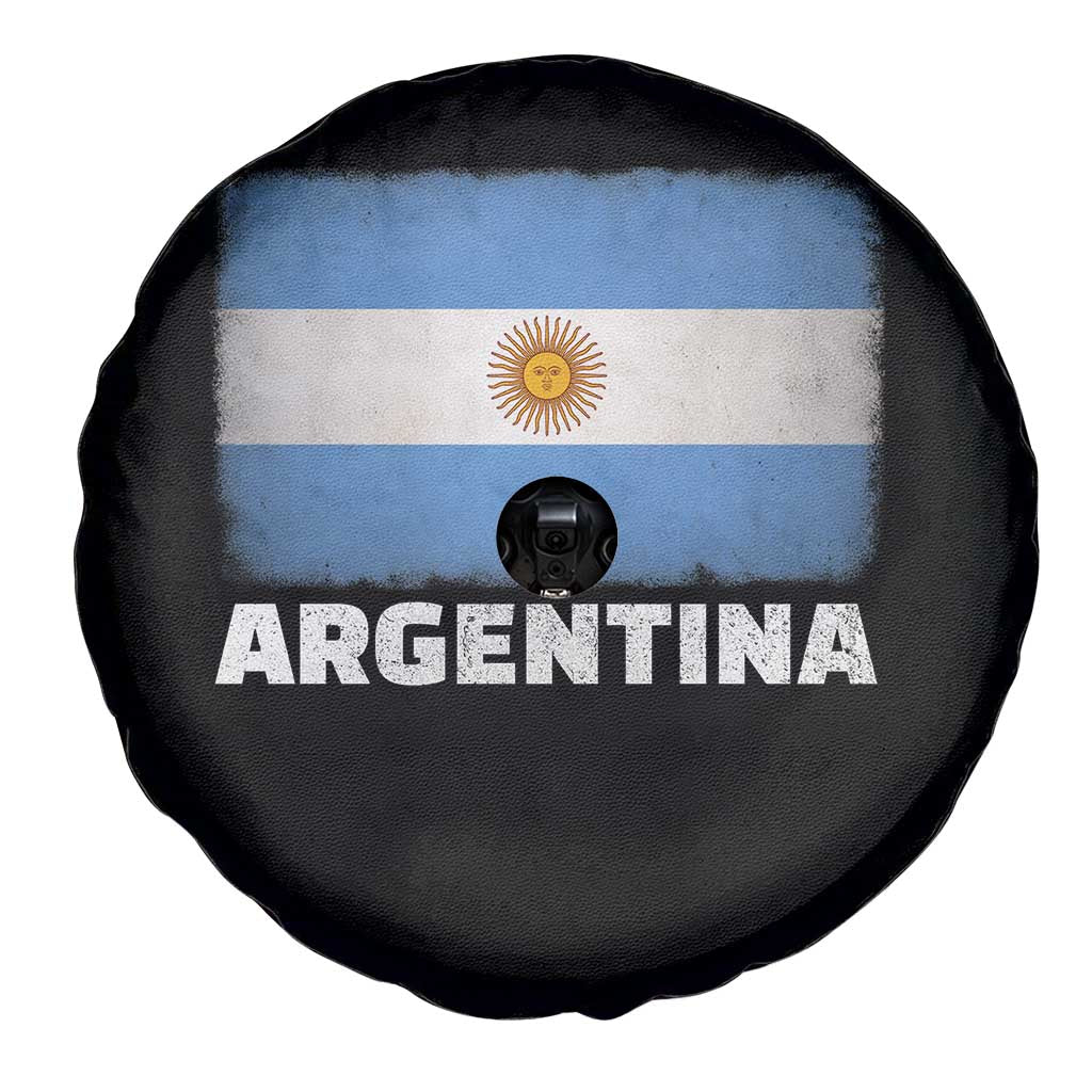 Vintage Argentina Flag Sun of May Argentinian Souvenir Spare Tire Cover