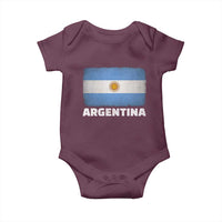 Vintage Argentina Flag Sun of May Argentinian Souvenir Baby Onesie