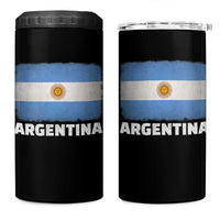 Vintage Argentina Flag Sun of May Argentinian Souvenir 4 in 1 Can Cooler Tumbler