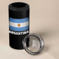 Vintage Argentina Flag Sun of May Argentinian Souvenir 4 in 1 Can Cooler Tumbler