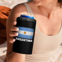 Vintage Argentina Flag Sun of May Argentinian Souvenir 4 in 1 Can Cooler Tumbler