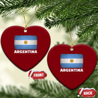 Vintage Argentina Flag Sun of May Argentinian Souvenir Ceramic Ornament