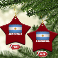 Vintage Argentina Flag Sun of May Argentinian Souvenir Ceramic Ornament
