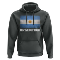 Vintage Argentina Flag Sun of May Argentinian Souvenir Hoodie