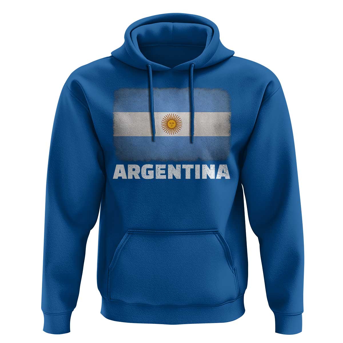 Vintage Argentina Flag Sun of May Argentinian Souvenir Hoodie