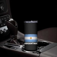 Vintage Argentina Flag Sun of May Argentinian Souvenir Skinny Tumbler