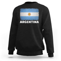 Vintage Argentina Flag Sun of May Argentinian Souvenir Sweatshirt