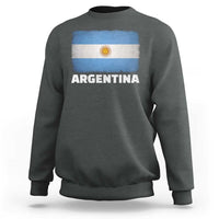 Vintage Argentina Flag Sun of May Argentinian Souvenir Sweatshirt